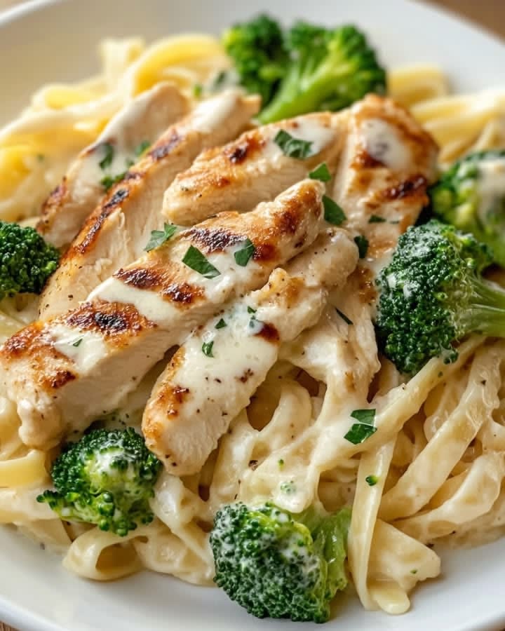 Easy Garlic Parmesan Chicken Pasta