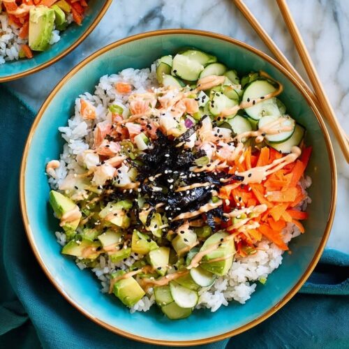 california roll sushi bowl recipe