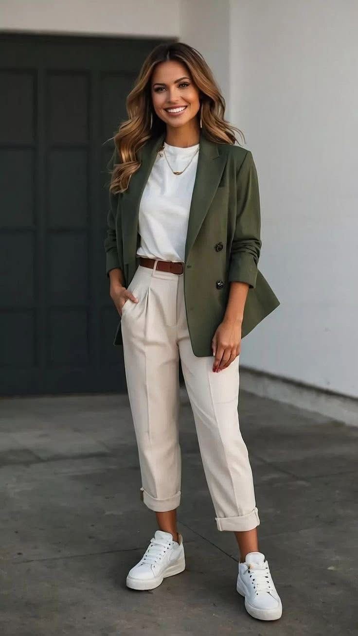 spring outfits with blazers