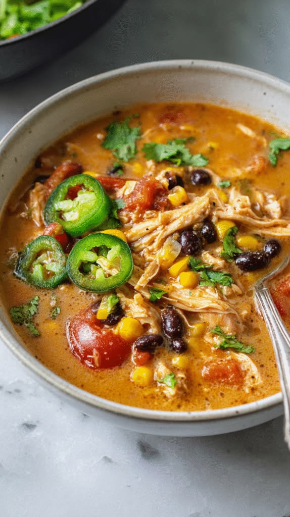 low carb chicken taco soup
