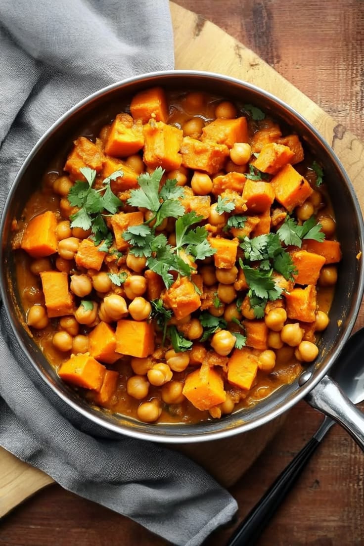 Sweet Potato Chickpea Curry