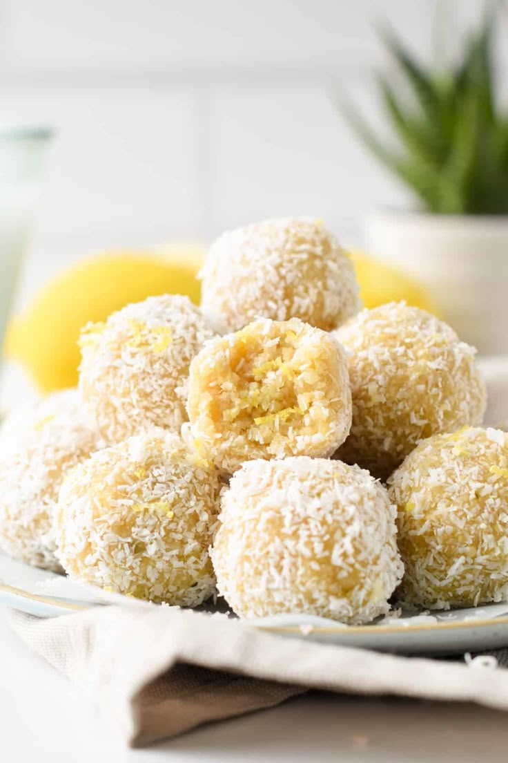 Lemon protein energy balls recipe for a healthy snack. Easy, no-bake, and perfect for post-workout or on-the-go energy bites.