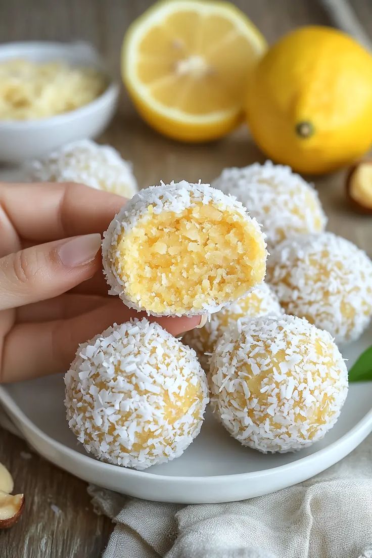 lemon protein energy balls