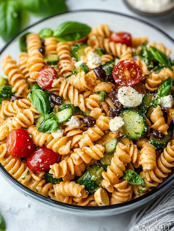 High Protein Italian Pasta Salad: Easy Power Meals