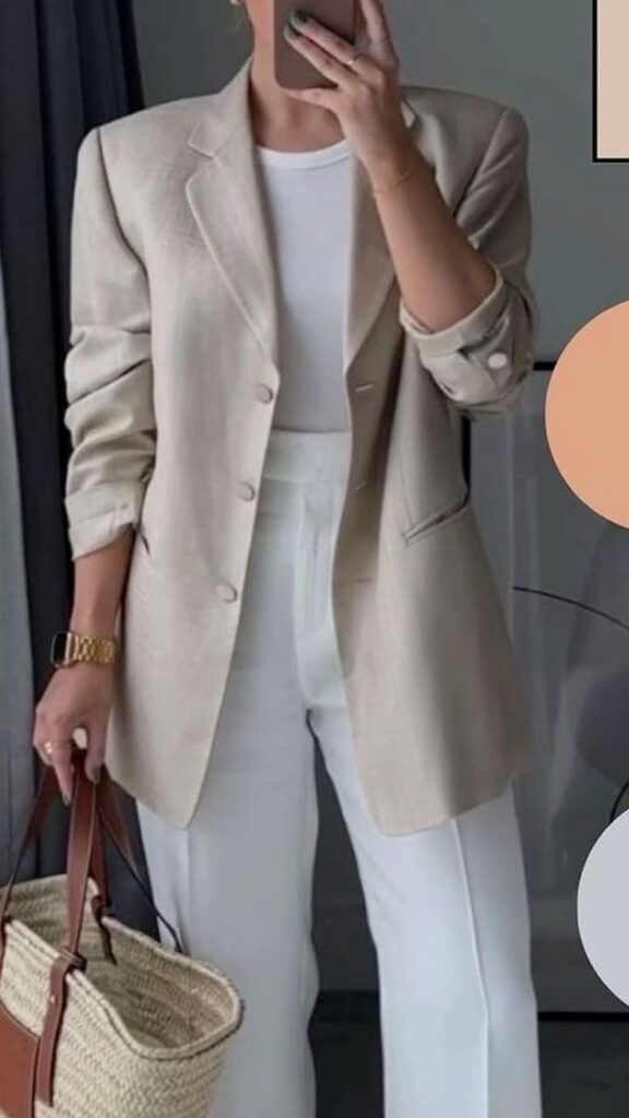 Linen Blazers for That Effortless Polish
