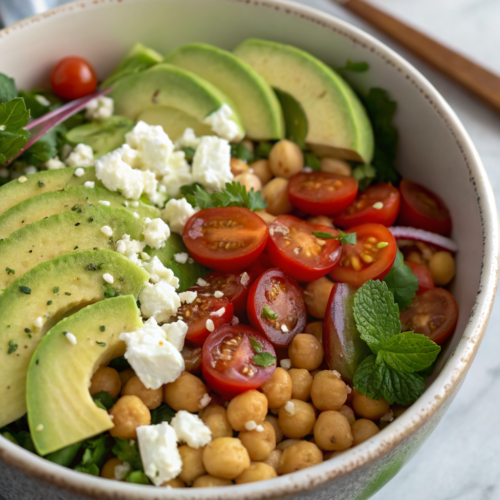 high protein mediterranean salad recipe